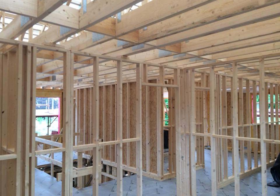 Timber house frame